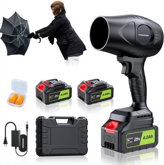 YUQUESEN 21V Cordless Leaf Blower 980000 RPM Electric Handheld Blower
YUQUESEN Lightweight Cordless Leaf Blower with 2 Batteries and Fast Charger
YUQUESEN High-Speed 21V Electric Leaf Blower for Lawn and Patio Cleaning
YUQUESEN Battery Powered Leaf Blower for Yard, Garden, and Deck Cleaning
YUQUESEN Cordless Electric Leaf Blower 980000 RPM Turbine Motor Design
YUQUESEN Leaf Blower Cleaning Leaves from Lawn and Patio
YUQUESEN 21V Handheld Blower with Dual 4.0Ah Batteries Charging Setup