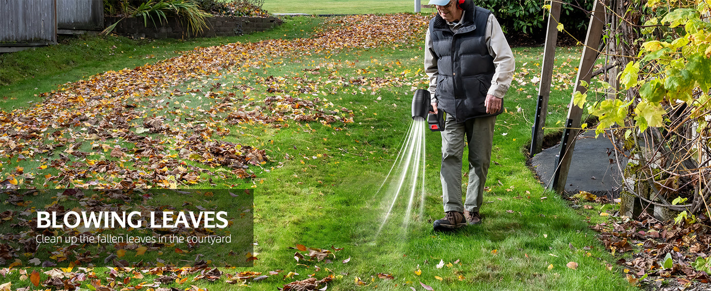 YUQUESEN 21V Cordless Leaf Blower 980000 RPM Electric Handheld Blower
YUQUESEN Lightweight Cordless Leaf Blower with 2 Batteries and Fast Charger
YUQUESEN High-Speed 21V Electric Leaf Blower for Lawn and Patio Cleaning
YUQUESEN Battery Powered Leaf Blower for Yard, Garden, and Deck Cleaning
YUQUESEN Cordless Electric Leaf Blower 980000 RPM Turbine Motor Design
YUQUESEN Leaf Blower Cleaning Leaves from Lawn and Patio
YUQUESEN 21V Handheld Blower with Dual 4.0Ah Batteries Charging Setup